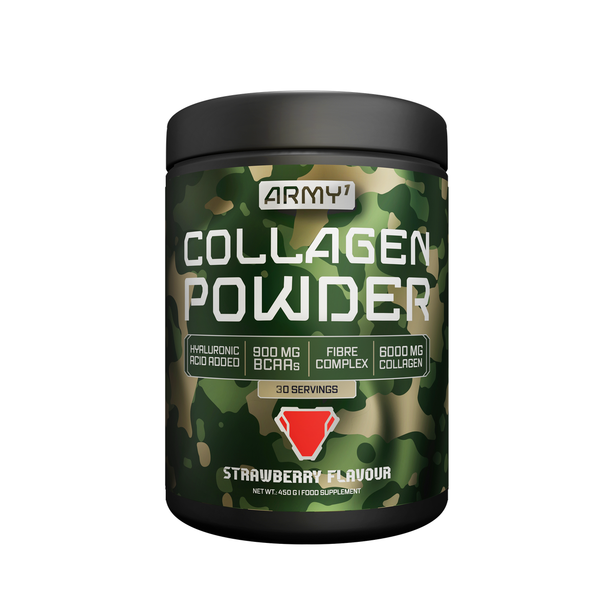 Kolagjen Army1 Collagen Powder 450g - Bubblegum, Strawberry